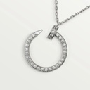  Round Cut Diamond Shaped Unique Pendant For Women