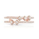  Engagement Ring Yellow Thin Gold Stacking Ring Promise Matching Band Infinity Women Wedding Band anniversary Gift