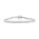  Round Diamond Prong Set Designer Tennis Bracelet 