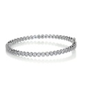 3.5 mm Round Cut Diamond Tennis Bracelet For Women