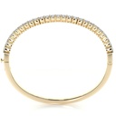 Round stone Sterling Silver Tennis Bracelet For Women