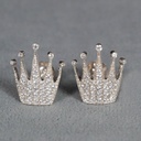 Elegance 14KT White Gold With Lab Created Round Cut Diamond Earring For Your Partner