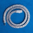 Cuban Link Necklace 20MM 925 Sterling Silver Moissanite Diamond Chain Hip Hop Jewelry Men