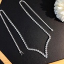 Luxury Diamonds V Shape Necklace 