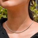 2.00 MM Round Cut  Womens Tennis Necklace