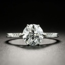  Round Old European Cut  Ring  /Art Deco Ring/OEC Cut Ring/ Mid- Century Ring/ Anniversary Gifts For Her