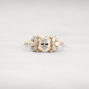 Oval Cut Diamond Art Deco Engagement Ring for Women