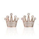 Round Cut Diamond Unique Style Earrings For Women