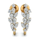 Round Cut Diamond Unique Big Drop Dangle Earrings For Women