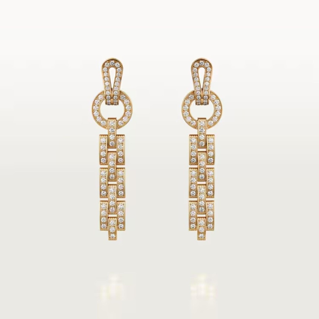 Round Cut Diamond Unique Drop/Dangle Earrings for Women