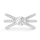  Round Cut Lab Grown Diamond Halo Ring, Gold Round Diamond Engagement Ring Round Cut Eco Friendly Diamond Jewelry