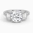 Round Cut Fancy Engagement Ring for Women, Wedding Ring, Gift Ring