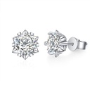 Round Cut Diamond Stud Earrings For Women