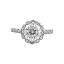 Cushion Cut Diamond Halo Engagement Rig for Women