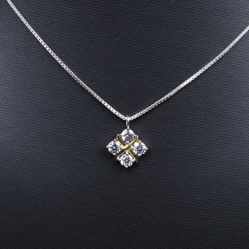 Round Stone Wedding Pendant, Everyday Pendant, Gift for Women, Custom Order, Anniversary for Bride