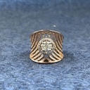 Round Cut Diamond Unique Heavy Engagement Ring for Men