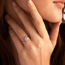 Round Cut Moissanite Wedding Ring, 14k White, Gold, Rose Gold Ring, Moissanite Ring For Women, Anniversary Gifts, Round Solitaire Ring