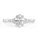 Oval Diamond Engagement Ring for Her