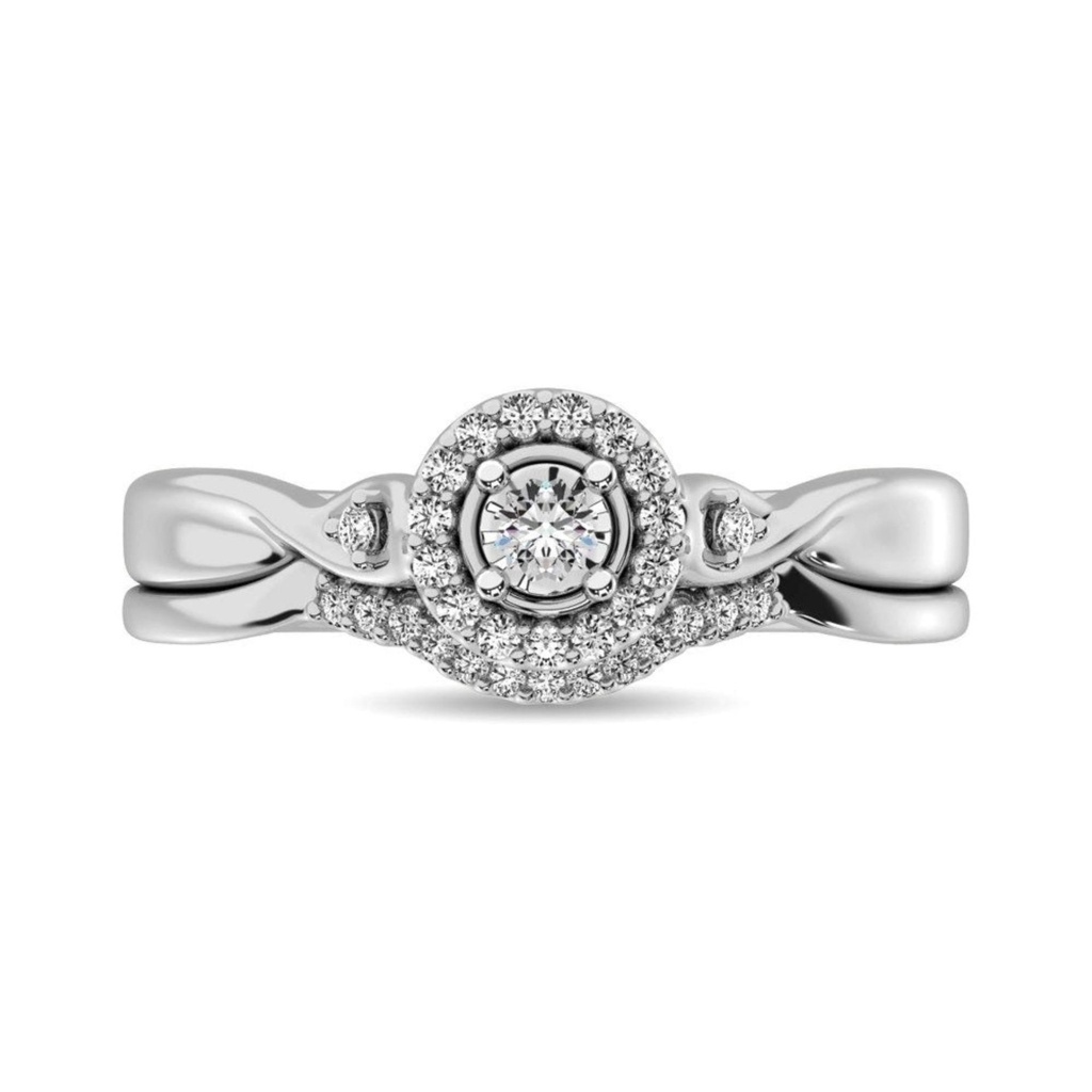 1/6 Diamond Solitaire Engagement Anniversary Wedding Bridal Ring 10K White Gold Value 