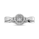 1/6 Diamond Solitaire Engagement Anniversary Wedding Bridal Ring 10K White Gold Value 