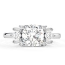 Cushion Cut Diamond Cluster Style Anniversary Ring for Women