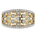 Round Cut Diamond Heavy Half Eternity Wedding Band For Men