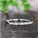 Baguette And Round Unique Half Eternity Wedding Band For Women