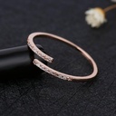 Round cut Diamond Unique Half Eternity Wedding Band For Women