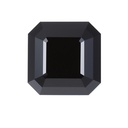 Loose Moissanite Black Clean Asscher Cut 4.00 MM