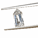 Loose Moissanite White Clean Bullet Cut 6.50 x 3.50 MM