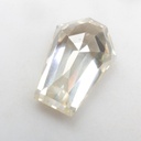 Loose Moissanite White Clean Coffin Cut 12.00 x 8.00 MM