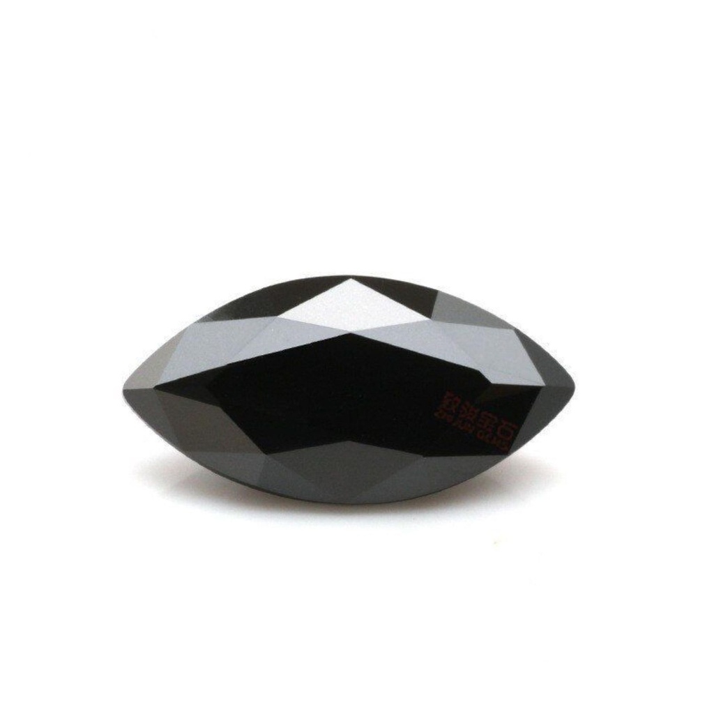Loose Moissanite Black Clean Marquise Cut 6.00 x 3.00 MM