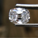 Loose Moissanite White Clean Old Mine Cushion 6.50 MM
