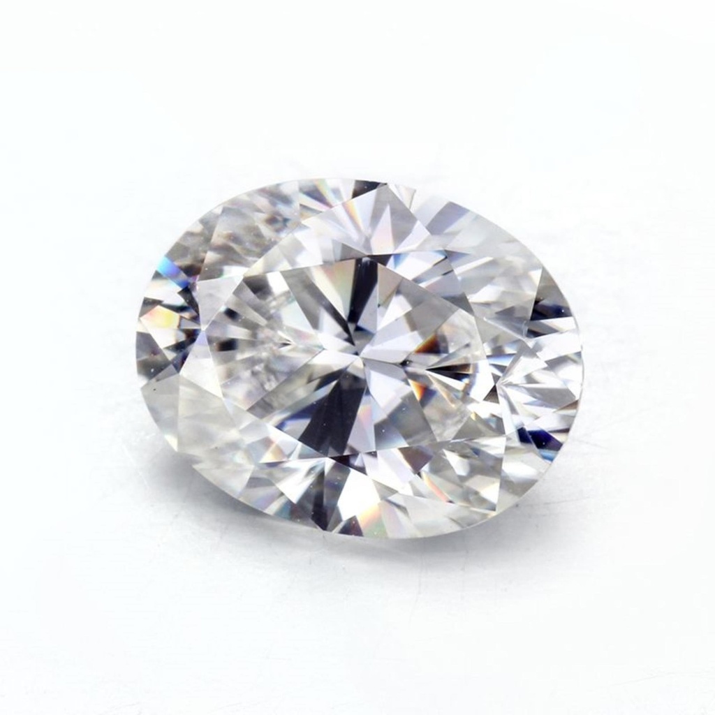 Loose Moissanite White Clean Oval Cut 11.00 MM X 9.00 MM