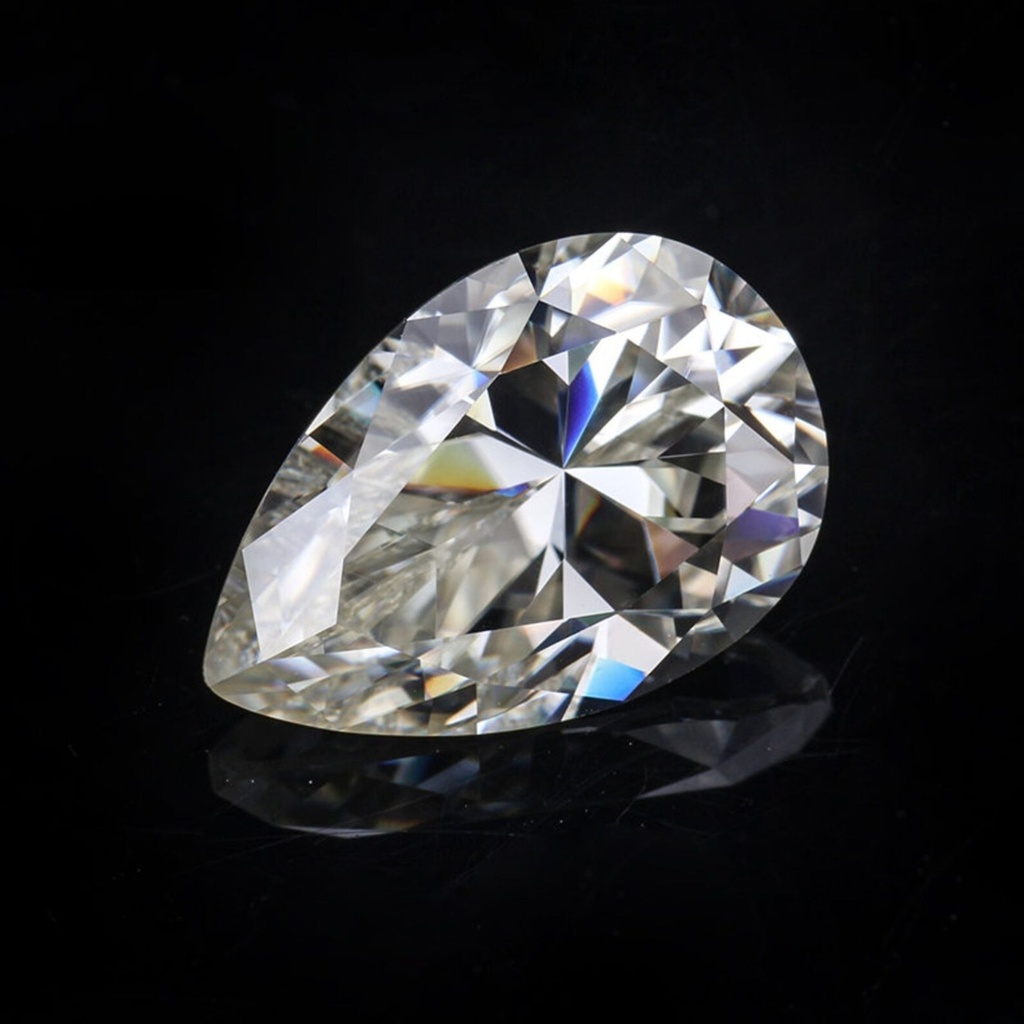 Loose Moissanite White Clean Pear Cut 7.00 x 5.00 MM