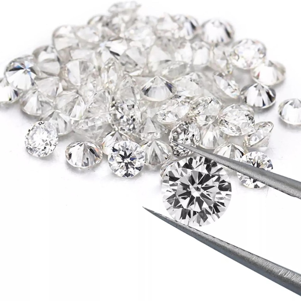 Loose Moissanite White Clean Round Cut 2.20 MM