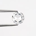 Loose Moissanite White Clean Rose Cut Round 4.50 MM