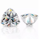 Loose Moissanite White Clean Trillion Cut 6.25 MM