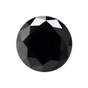Loose Moissanite Black Clean Round Cut 12.50 MM 