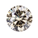 Loose Moissanite Brown Clean Round Cut 5.25 MM