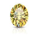 Loose Moissanite Canary Yellow Clean Oval Cut 6.00 x 4.00 MM