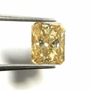 Loose Moissanite Canary Yellow Clean Radiant Cut 11.00 x 9.00 MM