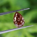 Loose Moissanite Deep Brown Clean Pear Cut 12.00 x 8.00 MM