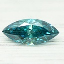 Loose Moissanite Fancy Blue Clean Marquise Cut 10.00 x 5.00 MM