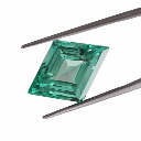 Loose Moissanite Green Clean Lozenge Cut 9.00 x 7.00 MM