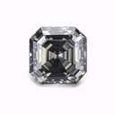 Loose Moissanite Grey Clean Asscher Cut 7.00 MM