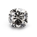 Loose Moissanite Grey Clean Cushion Cut 6.00 MM