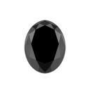 Loose Moissanite Jet Black Clean Oval Cut 7.00 x 5.00 MM