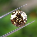 Loose Moissanite Light Brown Clean Round Cut 13.50 MM -1