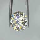 Loose Moissanite Light Yellow Clean Round Cut 13.25 MM